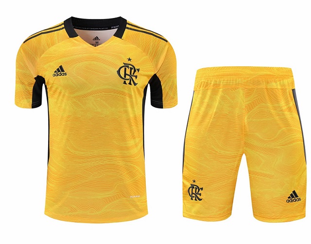 AAA Quality Flamengo 21/22 Yellow Training Kit Jerseys
